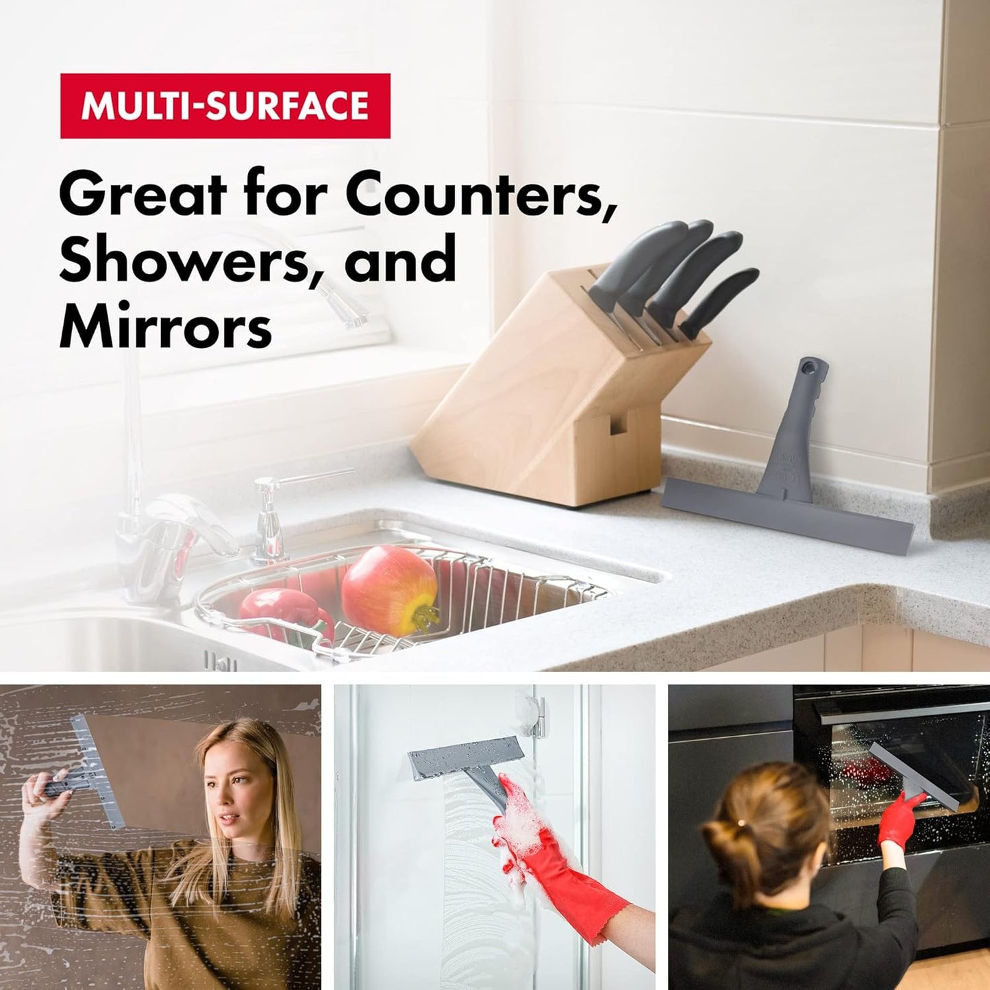 Silicone Counter Squeegee