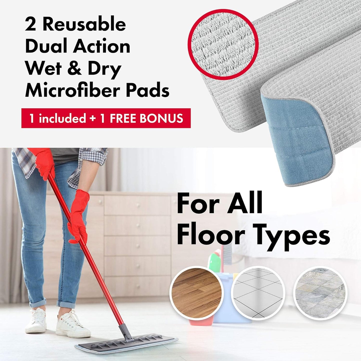 Patented Silicone Floor Mop