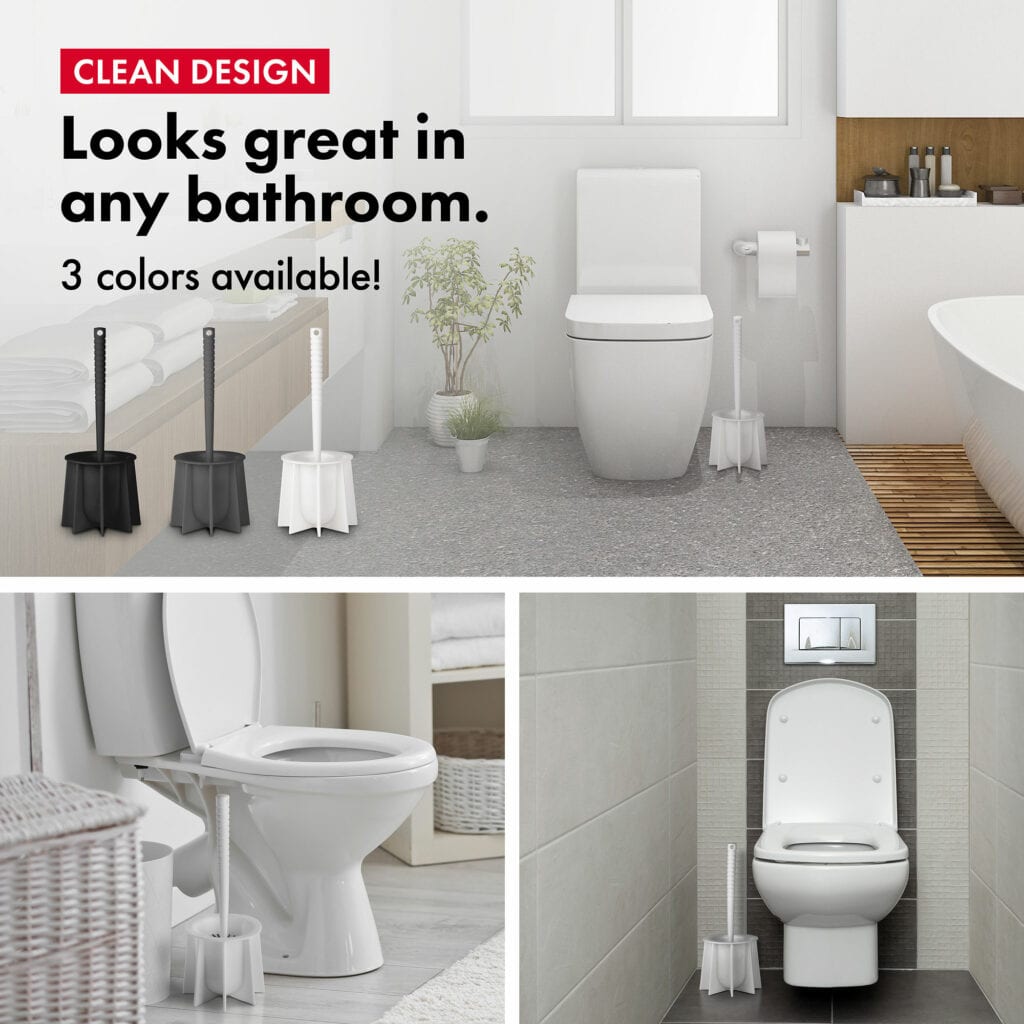 Silicone Toilet Brush White