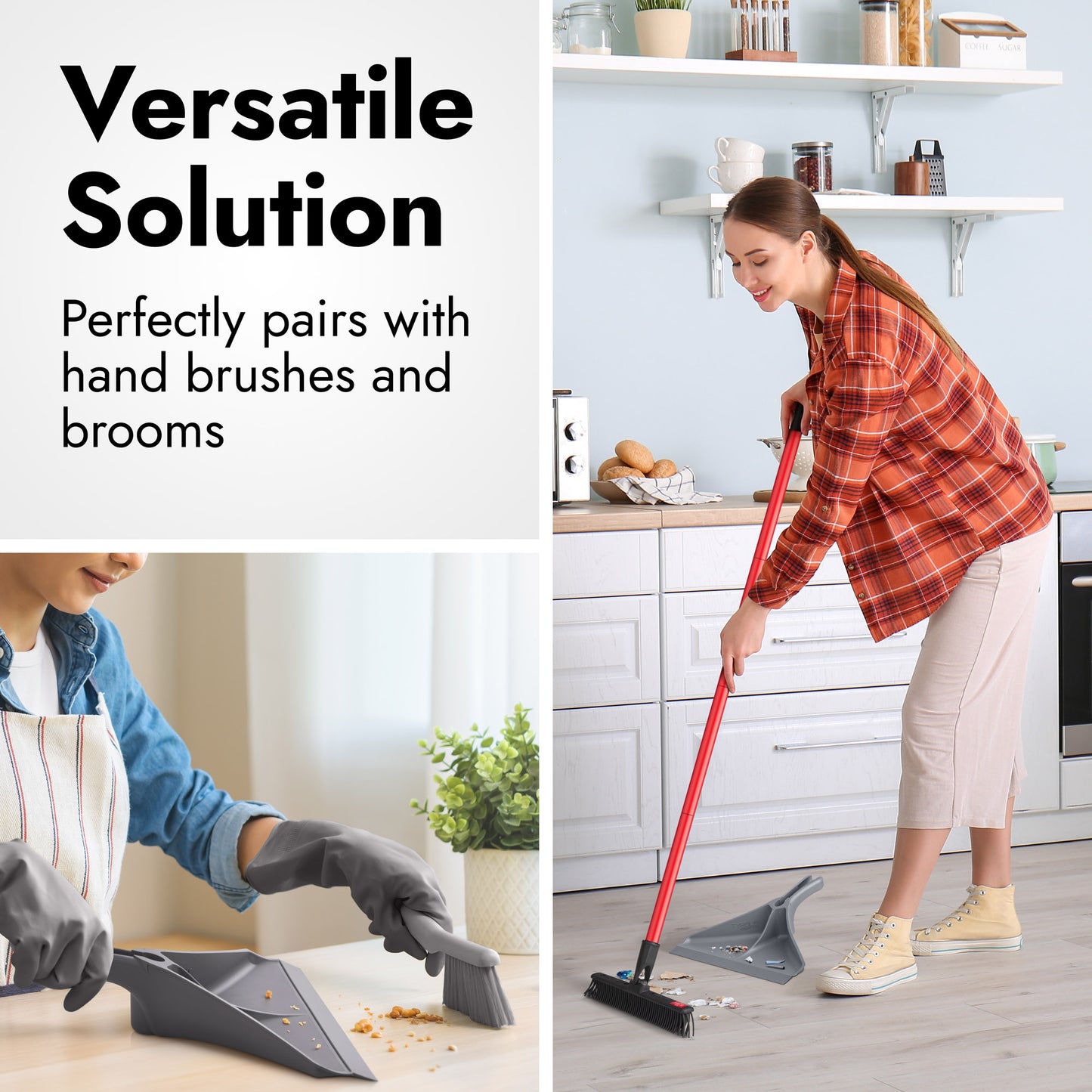 Silicone Handheld Dustpan