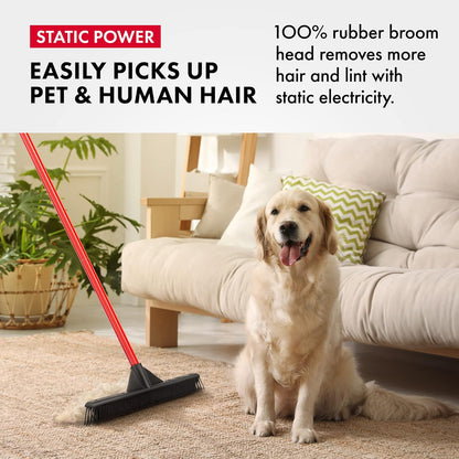 Lightweight Rubber Broom