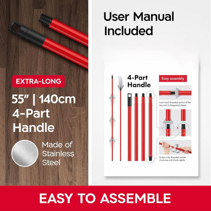 4-Part Handle - 55 Inches Long